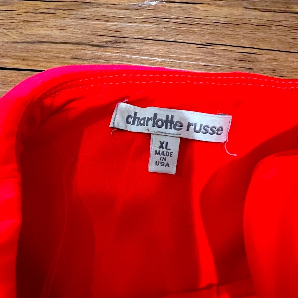 Charlotte Russe strapless dress